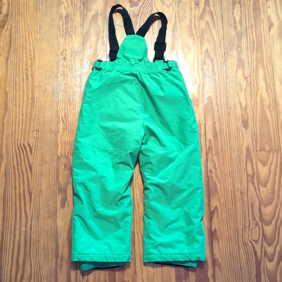 Kiltec Removable Bib Snowpants US 3-4 Kids Water Resistant Windproof Lime Green - Picture 2 of 10